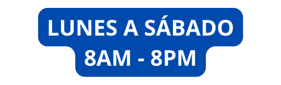 LUNES A SÁBADO 8AM 8PM