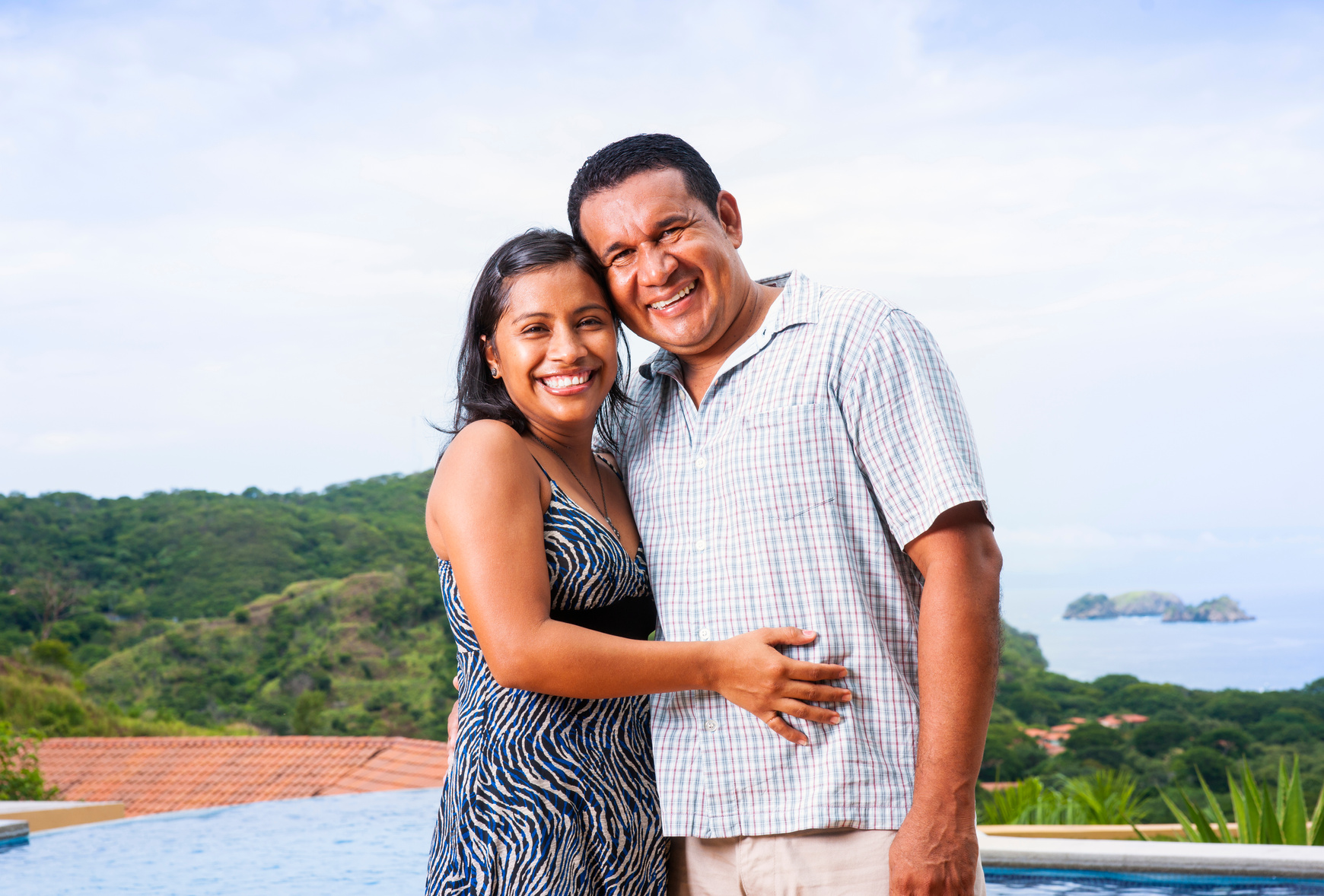 Happy Latino couple