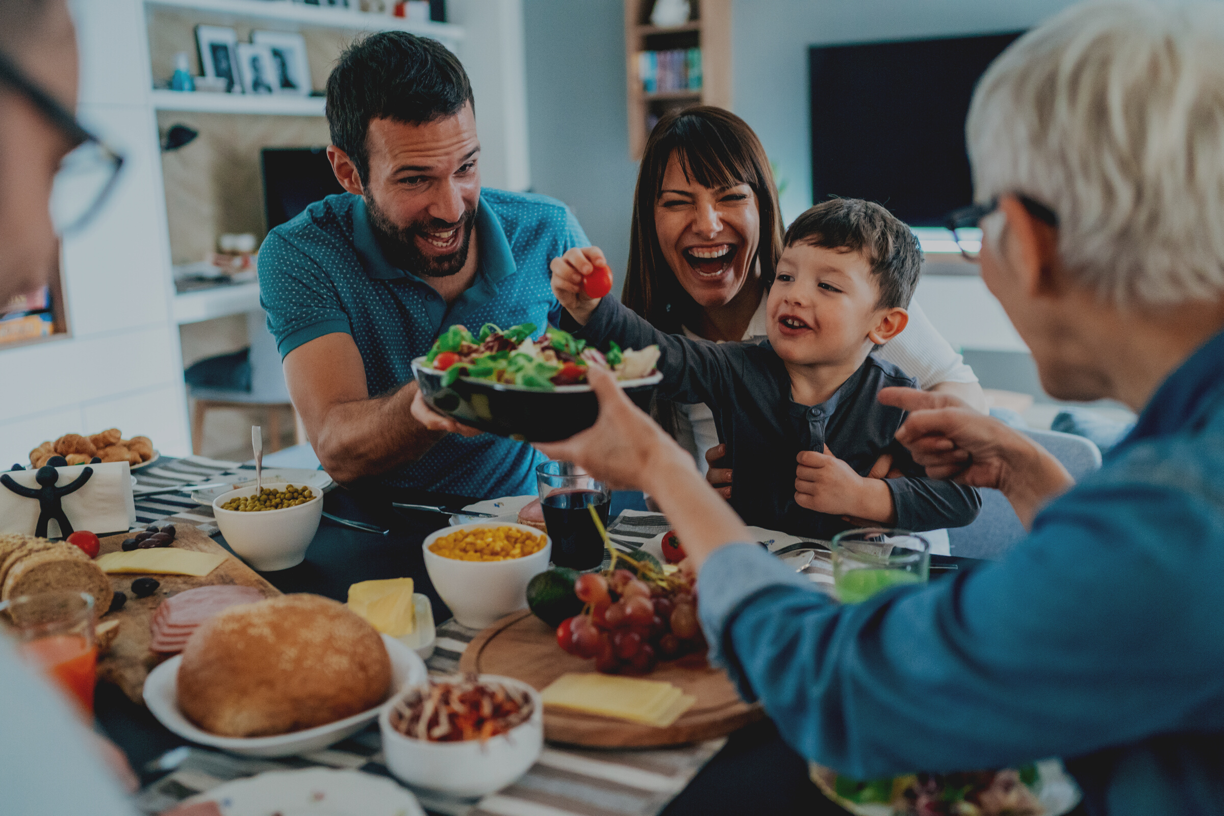 Family healthy brunch